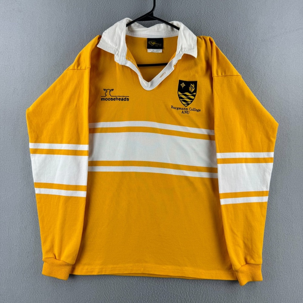 Vintage‎ Brgemann Collge ANU Moosheads Rugby Shirt Jersey Mens Medium Australia